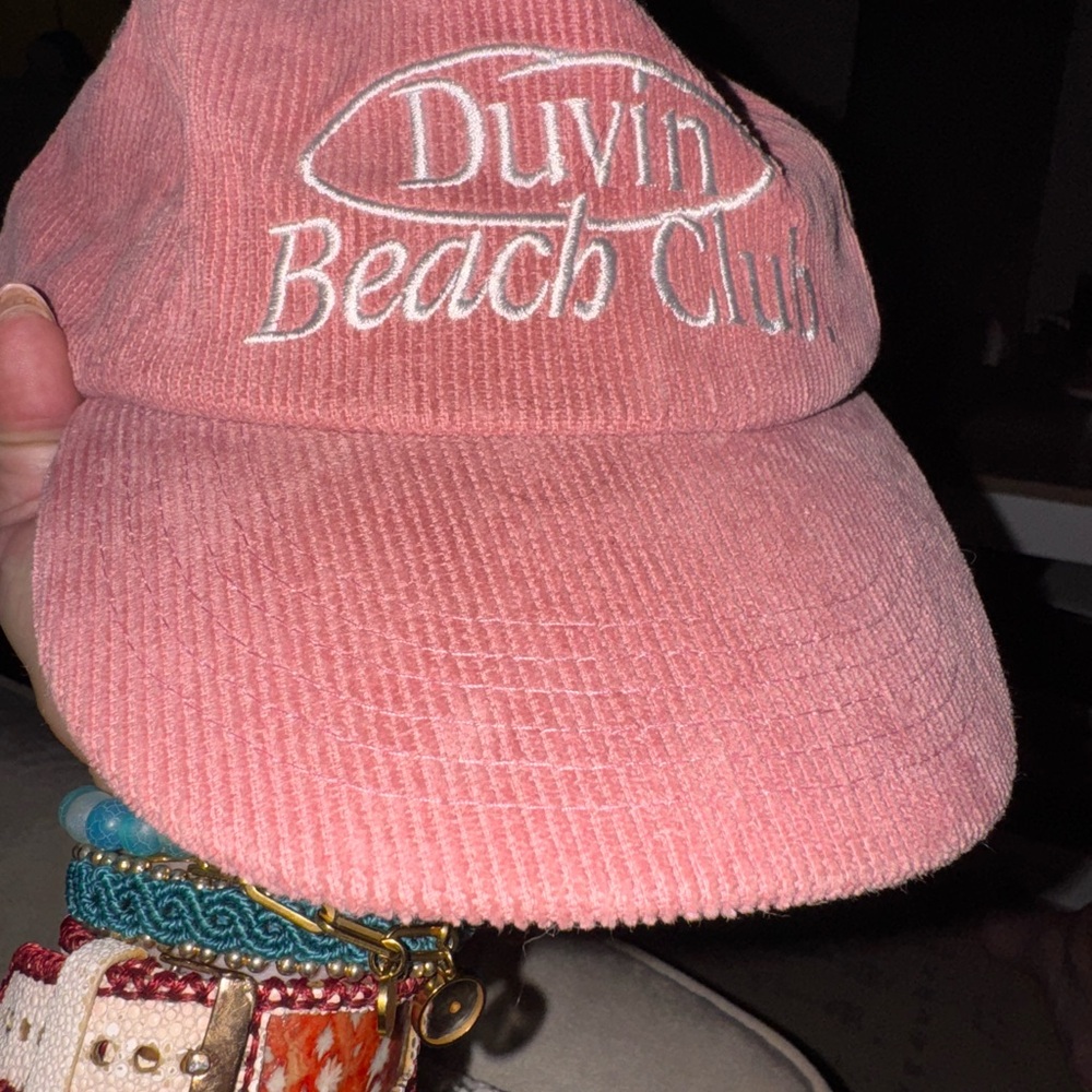 Duvin Pink Corduroy Hat
